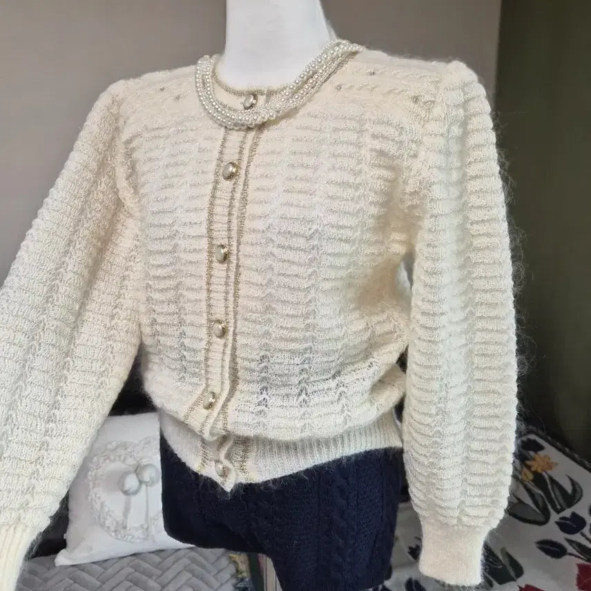 [BUNJANG] Knitting Detail Knit Jacket / [특가] 고퀄라인 니팅디테일  니트자켓