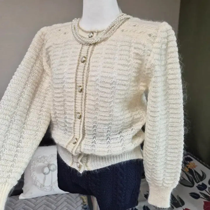 [BUNJANG] Knitting Detail Knit Jacket / [특가] 고퀄라인 니팅디테일  니트자켓
