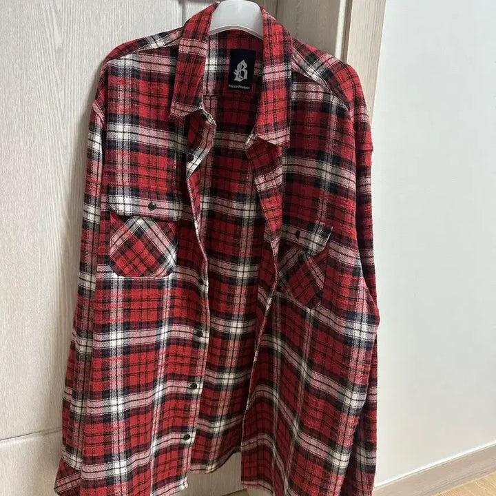 [BUNJANG] Blackout Checkered Shirt / 블랙아웃 체크셔츠