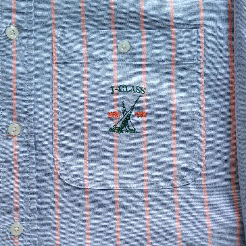 [SOLD OUT] 90s 빈티지 노티카 J-CLASS 스트라이프 옥스포드 셔츠 M