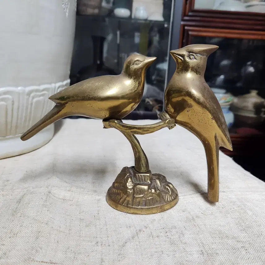 [BUNJANG] Vintage Bronze Parrot Sculpture / 유럽 빈티지동브론즈  앵무새동브론즈