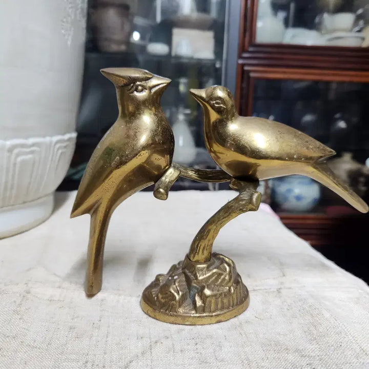 [BUNJANG] Vintage Bronze Parrot Sculpture / 유럽 빈티지동브론즈  앵무새동브론즈