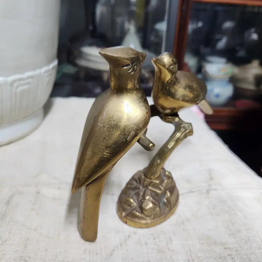 [BUNJANG] Vintage Bronze Parrot Sculpture / 유럽 빈티지동브론즈  앵무새동브론즈