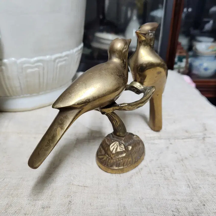 [BUNJANG] Vintage Bronze Parrot Sculpture / 유럽 빈티지동브론즈  앵무새동브론즈