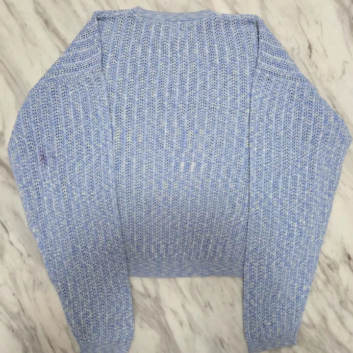 [BUNJANG] Setter Ibiza Natural Mashed Knit Blue / 세터 이비자 내추럴 매쉬드 니트 블루