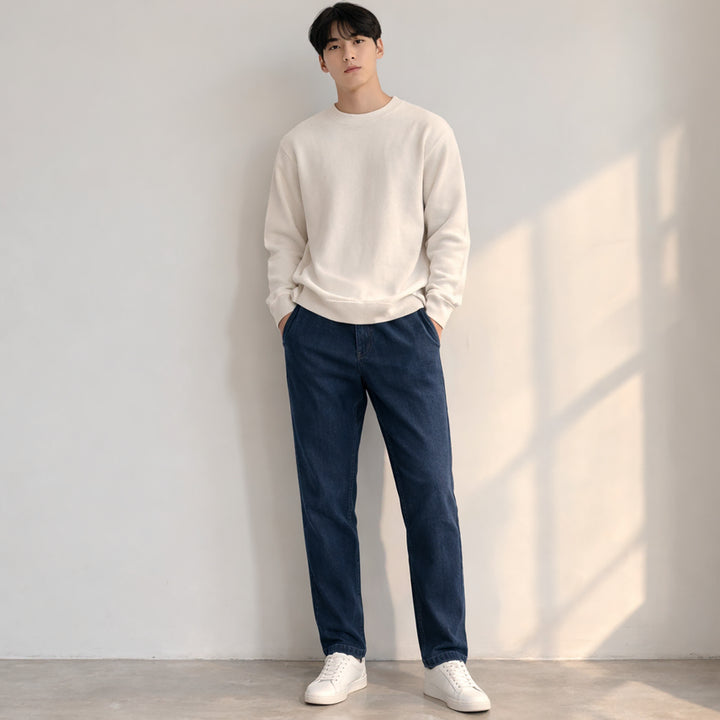 [BUNJANG] Barena Venezia Cotton Banding Pants - Navy / 바레나 베네치아 코튼 밴딩 팬츠 네이비