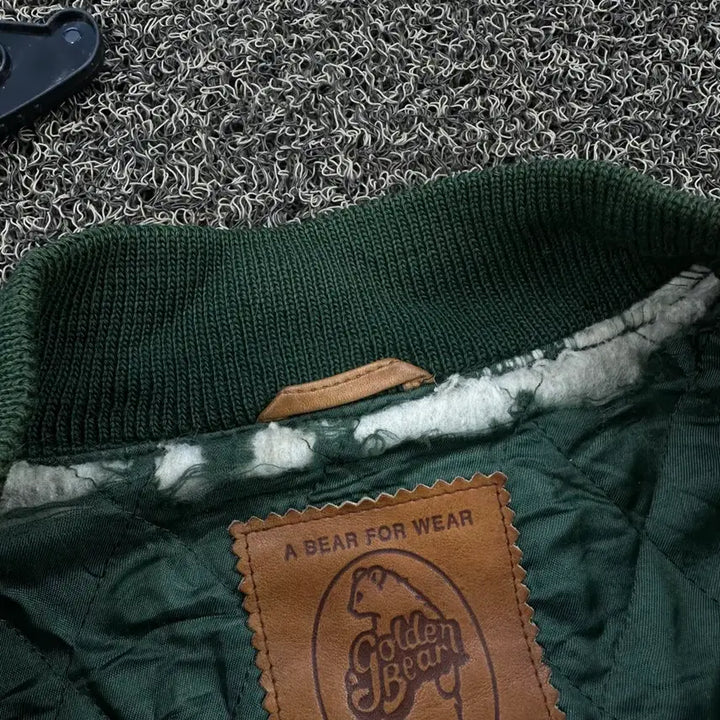 [BUNJANG] Golden Bear Wool Leather Varsity Jacket / 90s made in usa 골든베어 울 레더 바시티 자켓
