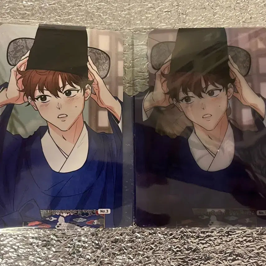 [BUNJANG] Part Time Partner Webtoon Shop Card  2-Pack / 파트타임 파트너 웹툰샵 카드텍 2장