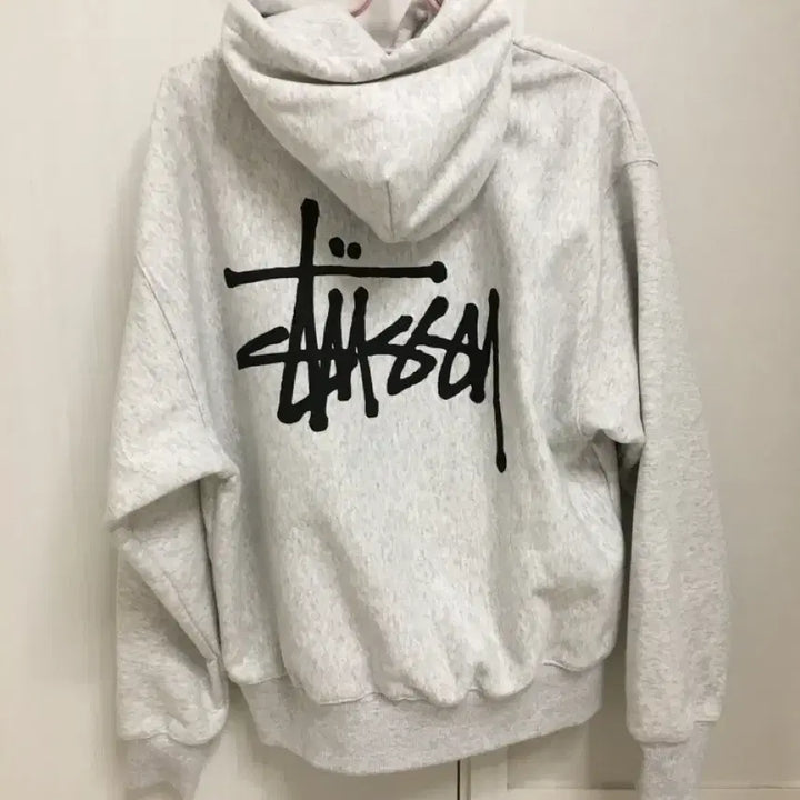 [BUNJANG] Stussy Melange Fleece Hoodie / 스투시 기모 멜란지 후드티