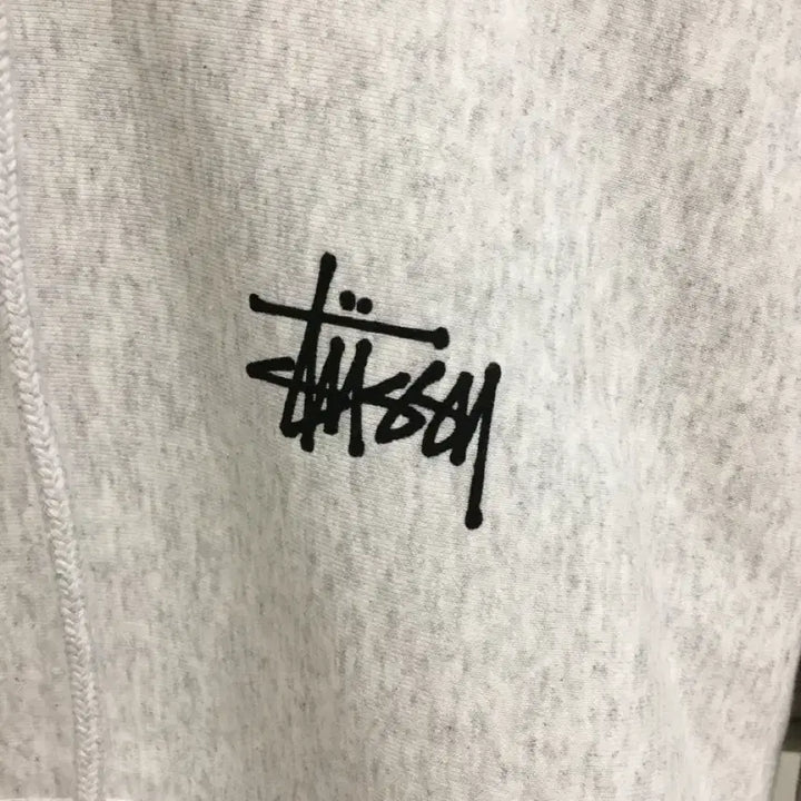 [BUNJANG] Stussy Melange Fleece Hoodie / 스투시 기모 멜란지 후드티