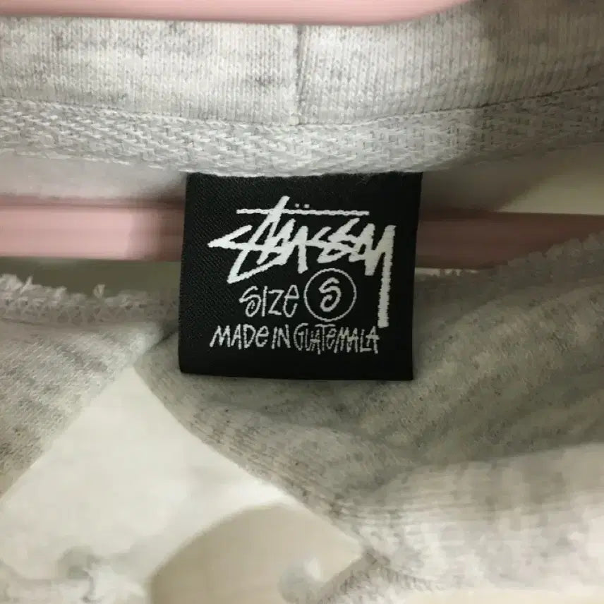 [BUNJANG] Stussy Melange Fleece Hoodie / 스투시 기모 멜란지 후드티
