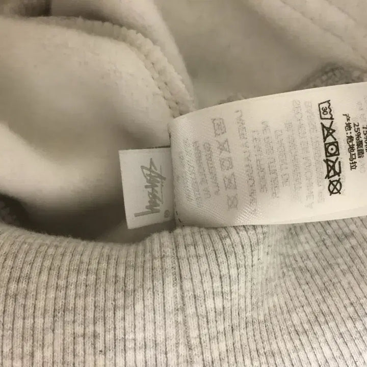 [BUNJANG] Stussy Melange Fleece Hoodie / 스투시 기모 멜란지 후드티