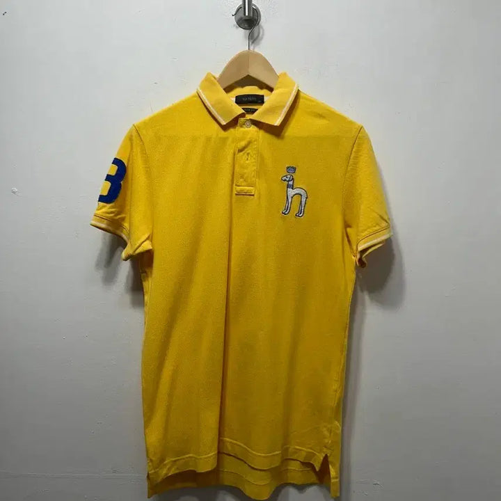 [BUNJANG] Hazzys Yellow Polo T-Shirt XL / 헤지스 옐로우 반팔 폴로 티셔츠 XL
