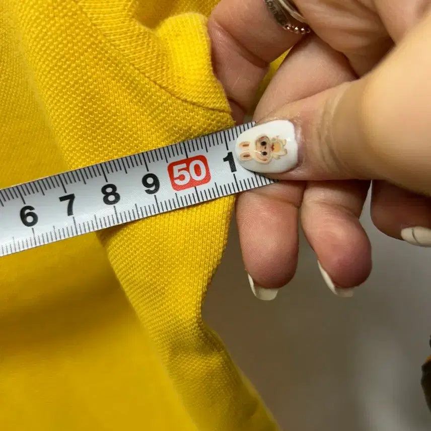 [BUNJANG] Hazzys Yellow Polo T-Shirt XL / 헤지스 옐로우 반팔 폴로 티셔츠 XL