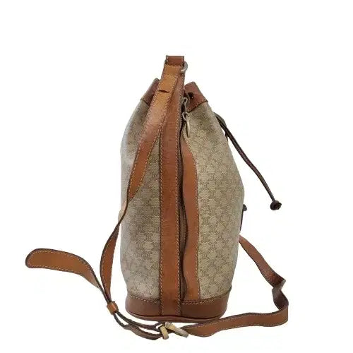 [BUNJANG] Celine Vintage Macadam Drawstring Bucket Bag / 정품 셀린느 빈티지 마카담 드로우스트링 버킷백