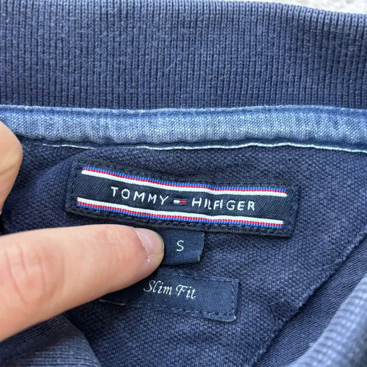 [BUNJANG] Tommy Hilfiger Slim Fit Short Sleeve T-Shirt / S 타미힐피거 슬림핏 반팔 티셔츠 0304E