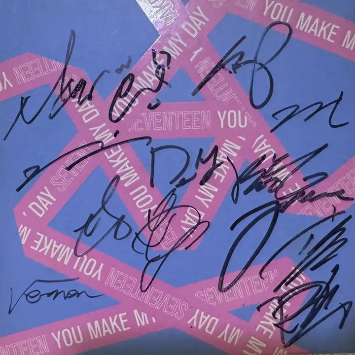 [BUNJANG] Seventeen You Make My Day Signed Album / 비매 세븐틴 you make my day 친필 싸인 사인 앨범