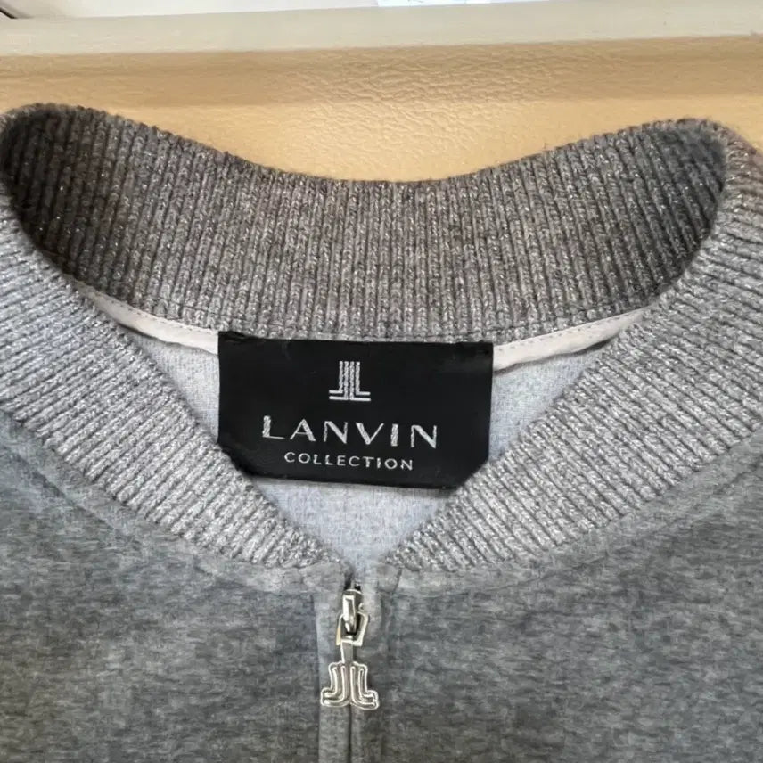 [BUNJANG] LANVIN COLLECTION Velvet Zip-Up Jumper / 한섬 랑방컬렉션 LANVIN COLLECTION 벨벳 집업 점퍼 82 (