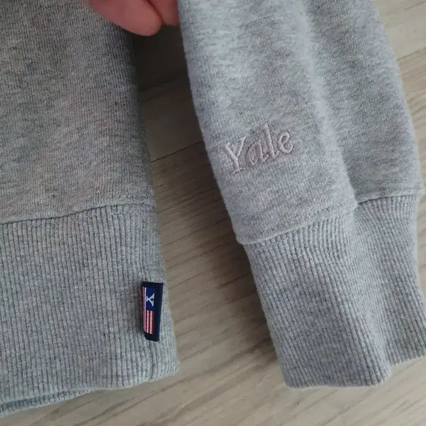 [BUNJANG] Yale Embroidered Bear Hoodie L Grey / 예일 곰돌이 자수 후드티 남성 L 회색 거의새것
