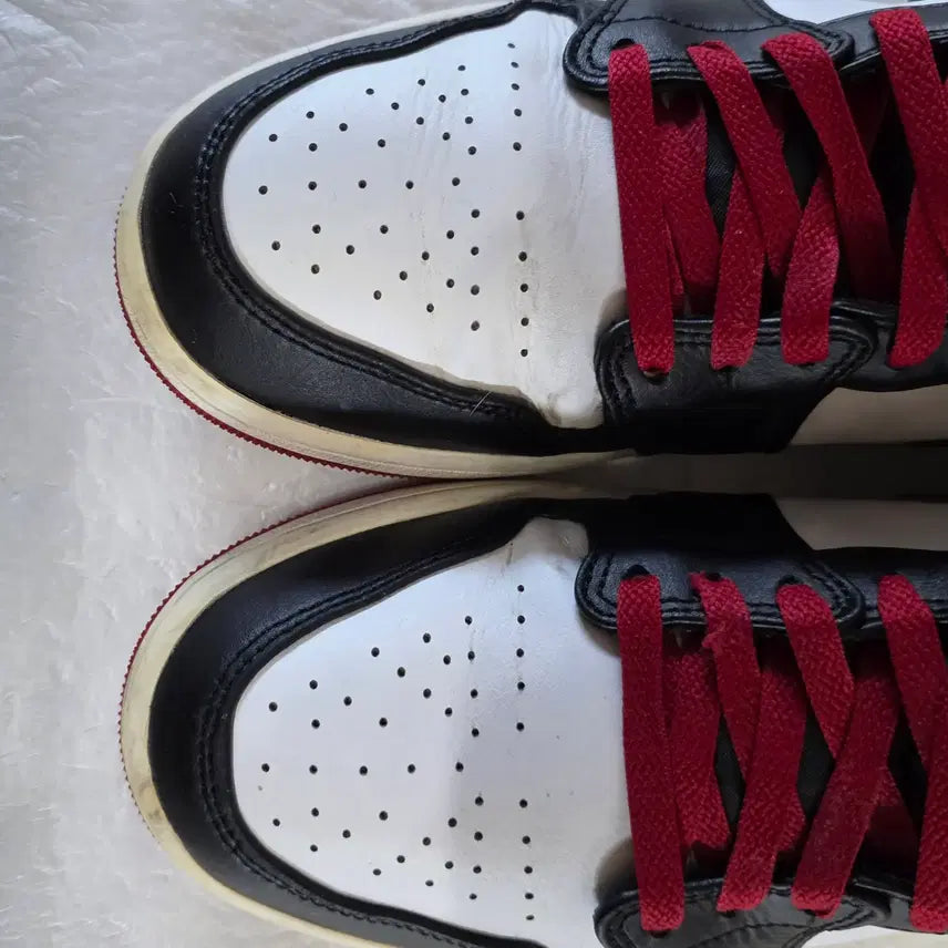[BUNJANG] Nike Air Jordan 1 Mid Retro White Gym Red Sneakers / [285] 나이키 에어조던1 미드 레트로 화이트짐레드ㅡ단종매물