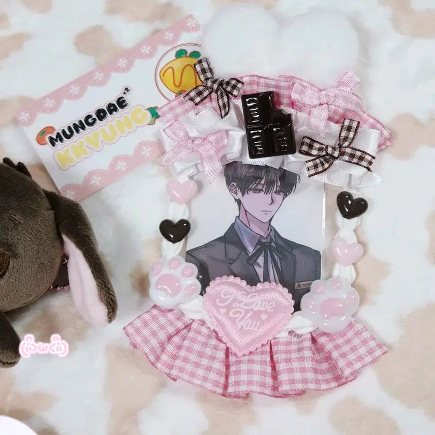 [BUNJANG] Made Bunny Lace Decorated Photocard Holder Toploader / 메이드바니 레이스탑꾸 데코덴탑꾸 포카홀더 탑로더