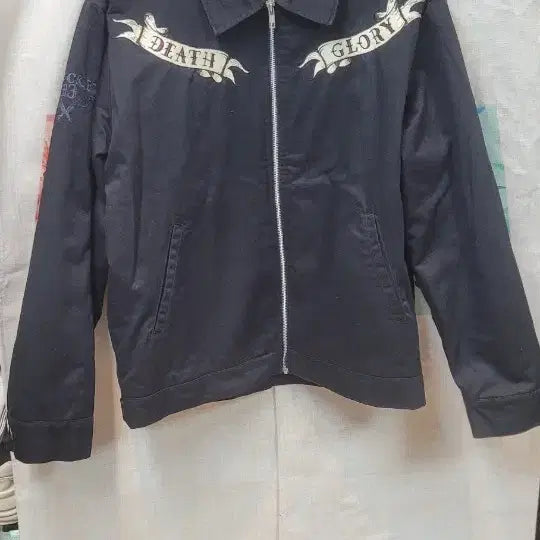 [BUNJANG] Lucky 13 Death Glory Black Jacket / 럭키 13 USA 블랙 자켓 Death Glory