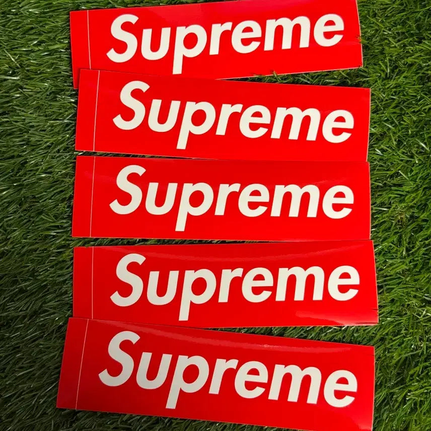 [BUNJANG] Supreme Red Logo Sticker / (정품/새상품) 슈프림 레드 로고 스티커