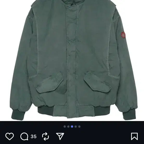 [BUNJANG] Cav Empt 19AW Overdye Reversible Zip Bomber Jacket XL / 카브엠트 19AW 오버다이 리버시블 집 봄버 자켓 XL