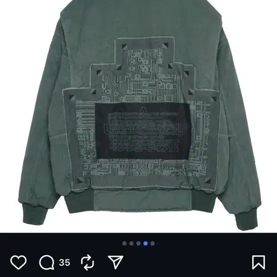 [BUNJANG] Cav Empt 19AW Overdye Reversible Zip Bomber Jacket XL / 카브엠트 19AW 오버다이 리버시블 집 봄버 자켓 XL