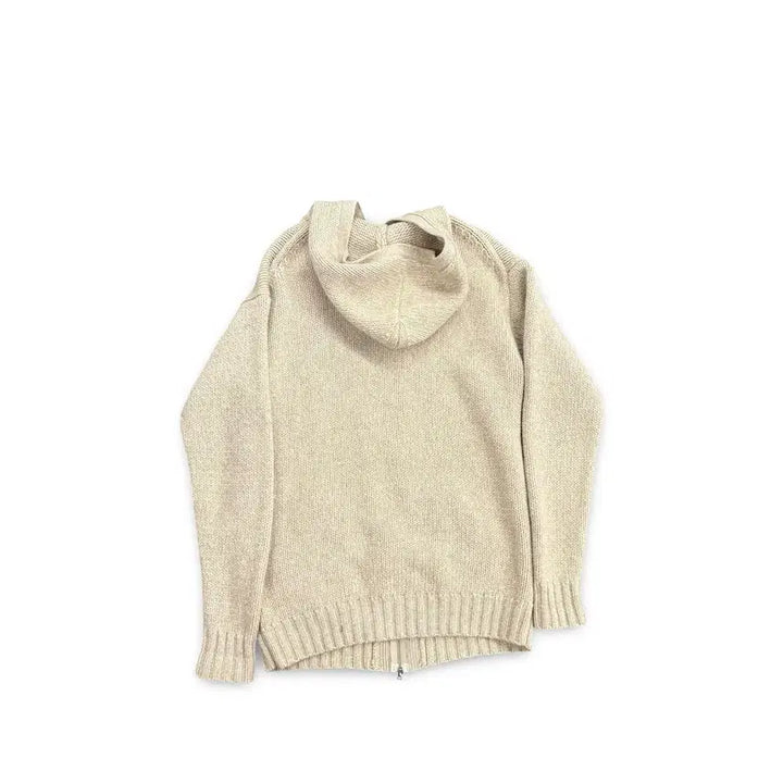 [BUNJANG] Beams Two-Way Wool Knit Hooded Zip-up / (95)빔즈투웨이양모니트후드집업
