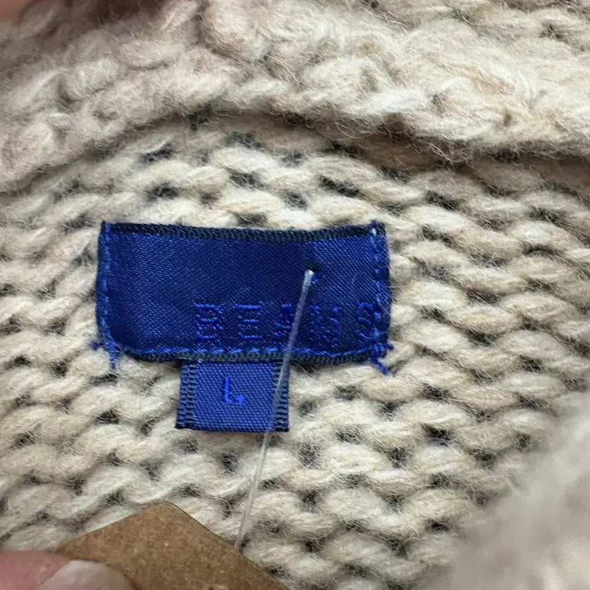 [BUNJANG] Beams Two-Way Wool Knit Hooded Zip-up / (95)빔즈투웨이양모니트후드집업