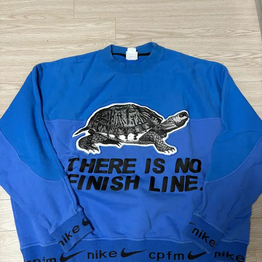 [BUNJANG] Nike CPFM Turtle Neck Blue Sweatshirt / 나이키 x CPFM 터틀넥 블루 스웻셔츠 xl