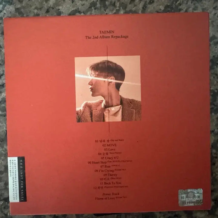 [BUNJANG] SHINee Taemin MOVE Repackage Album Signed / 비매 샤이니 태민 무브 태민 MOVE ing 리패키지 친필 싸인 사인