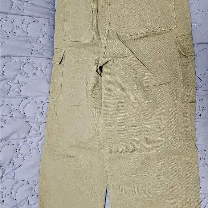 [BUNJANG] Khaki Cotton Long Pants / 새상품: 카키색 면 긴바지