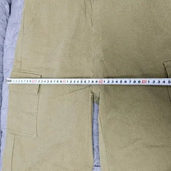 [BUNJANG] Khaki Cotton Long Pants / 새상품: 카키색 면 긴바지