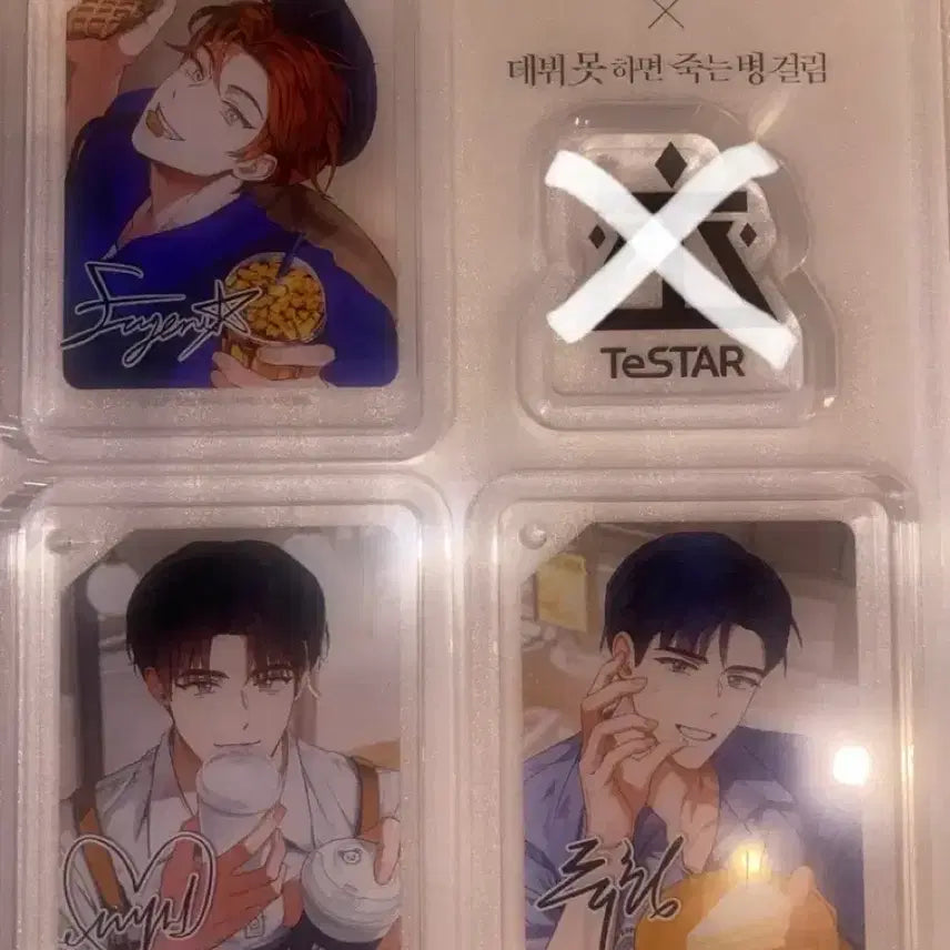 [BUNJANG] Idiya Demotjook Testar Acrylic Bundle Set / 이디야 데못죽 테스타 아크릴 3개일괄