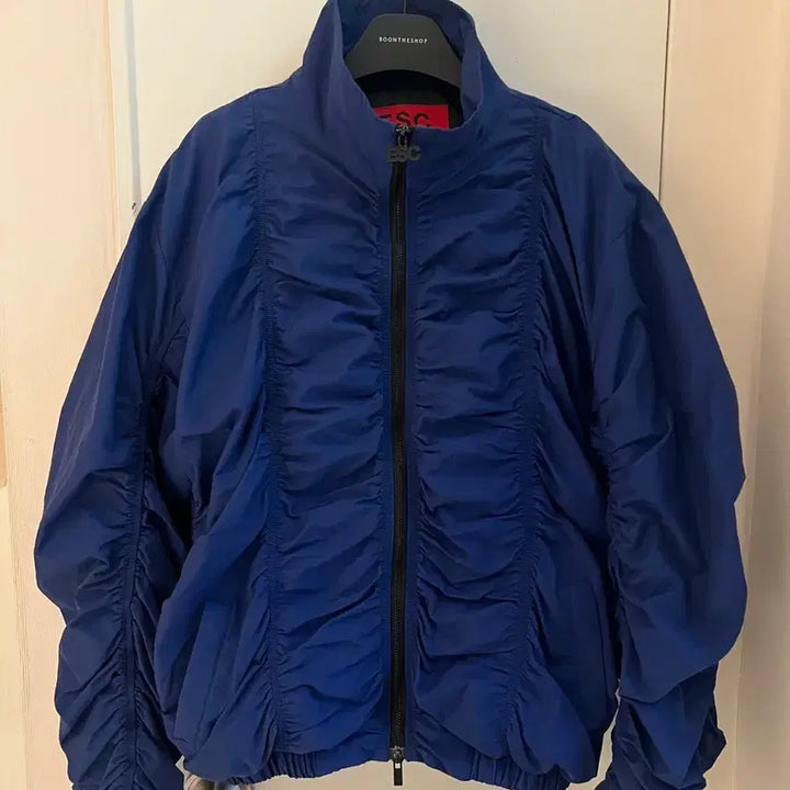 [BUNJANG] Esc Studio Shirring Blouson Jacket / Esc 스튜디오 셔링 블루종 (os)