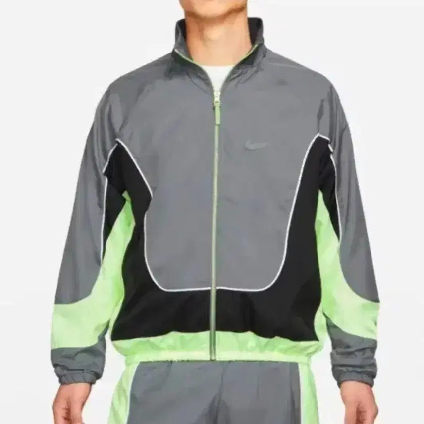 [BUNJANG] Nike Throwback Basketball Jacket - Smoke Grey / 나이키 스로우백 베스킷볼 자켓 M 스모크그레이 베얼리볼트