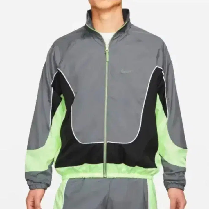 [BUNJANG] Nike Throwback Basketball Jacket - Smoke Grey / 나이키 스로우백 베스킷볼 자켓 M 스모크그레이 베얼리볼트