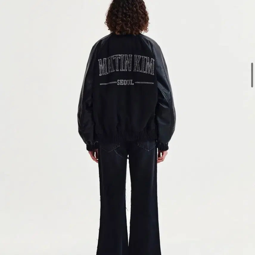 [BUNJANG] Matinkim Studded Point Faux Leather Jumper / 마뗑킴 스터드 포인트 폭스 레더 점퍼