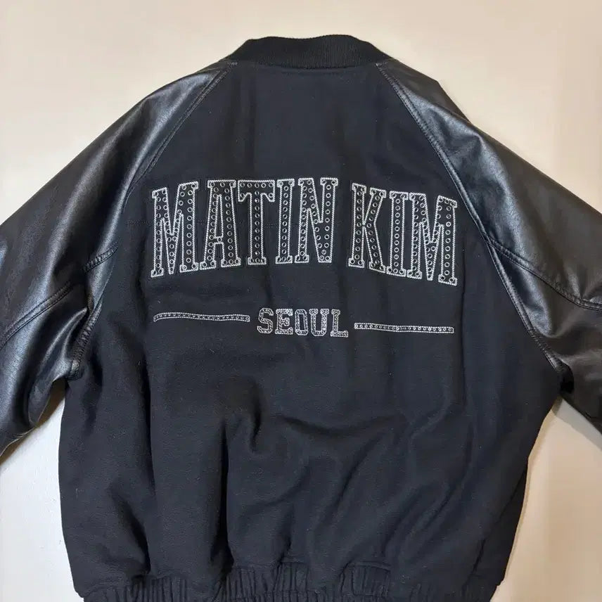 [BUNJANG] Matinkim Studded Point Faux Leather Jumper / 마뗑킴 스터드 포인트 폭스 레더 점퍼