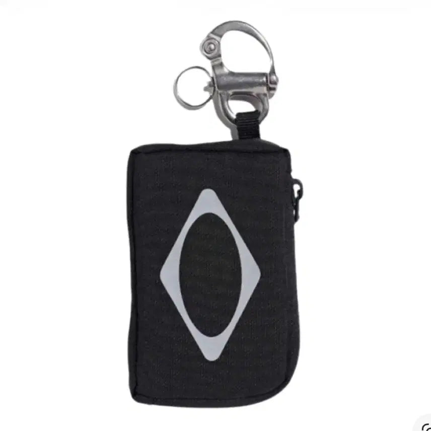 [BUNJANG] Mischief Rhombus Carabiner Pouch Black / 미스치프 롬버스 카라비너 파우치 블랙