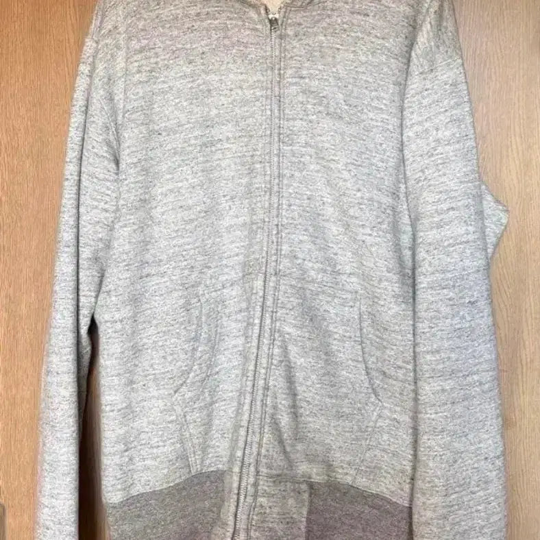 [BUNJANG] Whitesville Loopwheel Hooded Zip-Up Gray / [L]화이츠빌 루프휠 후드 집업 그레이