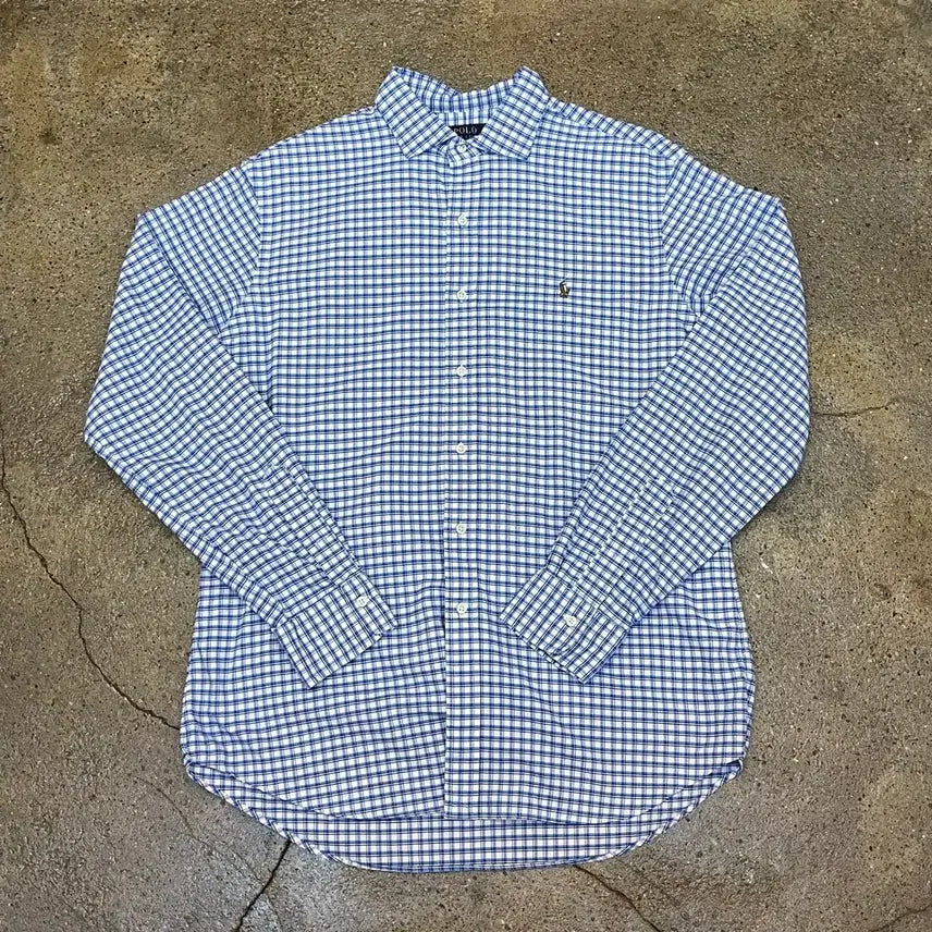 [BUNJANG] Polo Ralph Lauren Vintage Checkered Shirt / 미국 빈티지 폴로 랄프로렌 체크셔츠 남방