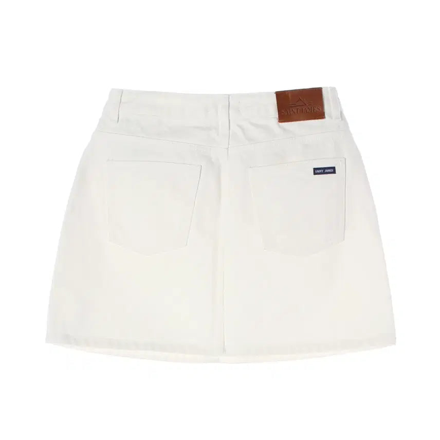 [BUNJANG] Saint James Vingtans White Mini Skirt / 세인트 제임스 25SS Vingtans 화이트 미니 스커트