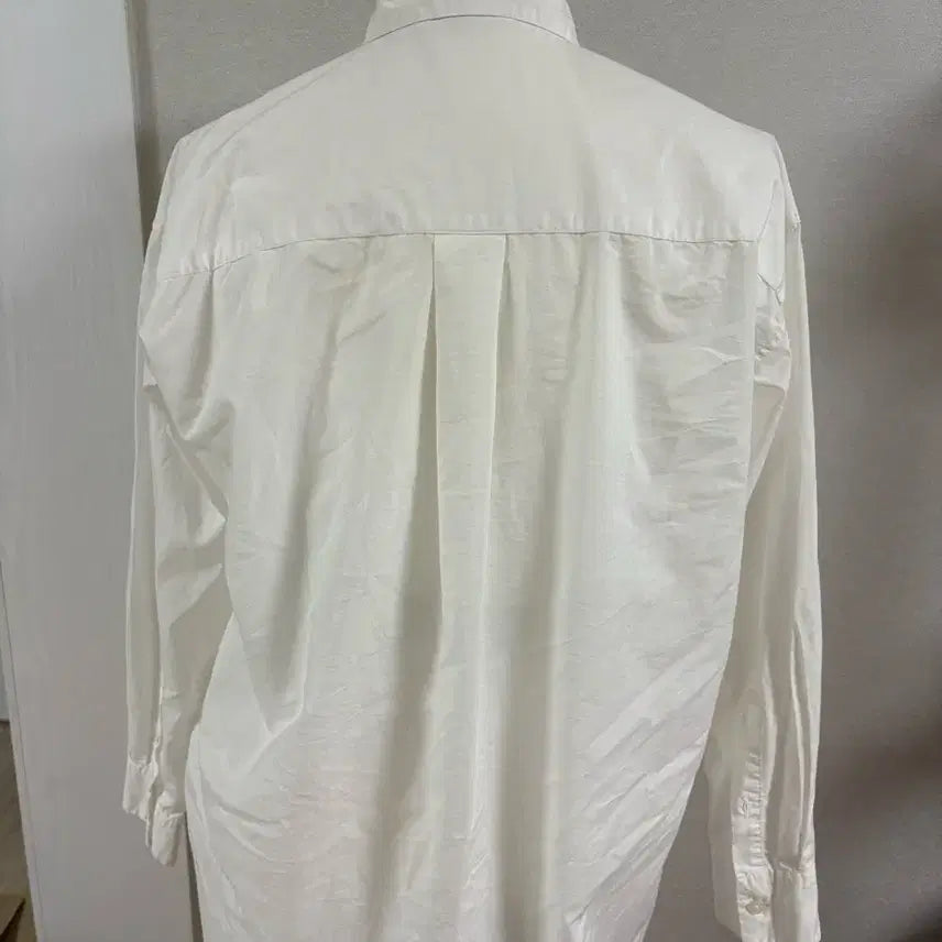 [BUNJANG] Uniqlo White Long Sleeve Shirt / 유니클로 화이트 긴팔 셔츠