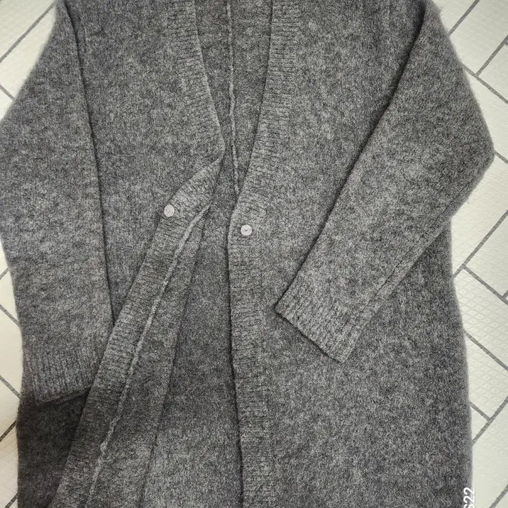 [BUNJANG] TIME Mohair Long Cardigan / 거의새거) 타임 (TIME) 모헤어 롱 가디건