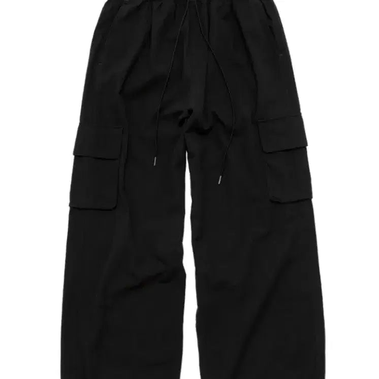 [BUNJANG] Polytelu Human Index Cargo Pants Black L / 폴리테루 휴먼인덱스 카고팬츠 블랙 L