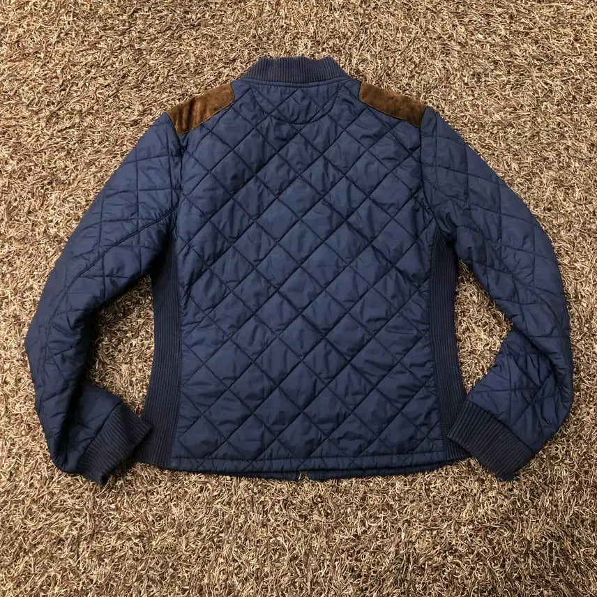 [BUNJANG] Polo Ralph Lauren Two-Way Suede Patch Quilted Jacket / M 폴로 랄프로렌 투웨이 소가죽 스웨이드 패치 퀄팅 자켓