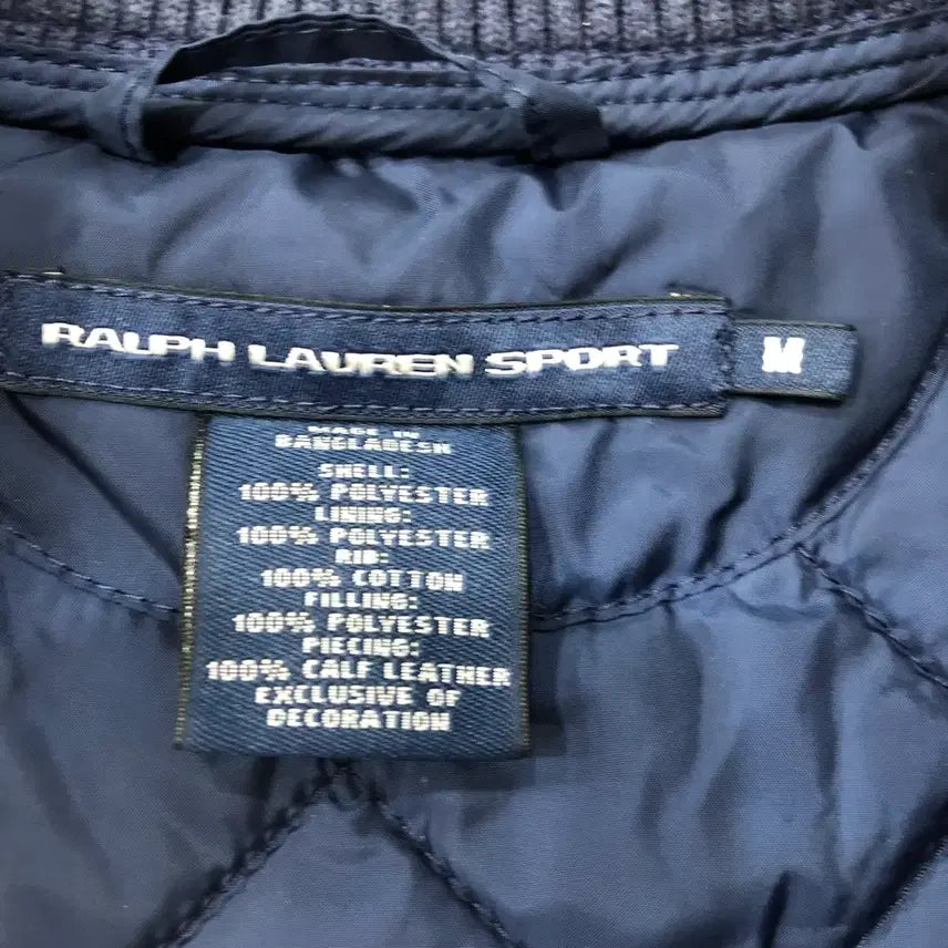 [BUNJANG] Polo Ralph Lauren Two-Way Suede Patch Quilted Jacket / M 폴로 랄프로렌 투웨이 소가죽 스웨이드 패치 퀄팅 자켓